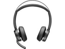 Load image into Gallery viewer, Poly Voyager Focus 2 Bluetooth USB-A with charge stand Headset, Compatible with PCs via BT700 USB-A Bluetooth adapter 77Y86AA