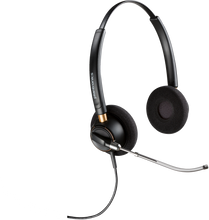 Load image into Gallery viewer, Poly Encorepro 520V Binaural Headset Voicetube +Quick Disconnect, On-ear, Noise cancelling Mic, Compatible with PCs via QD (Quick-Disconnect) 783P9AA