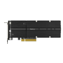 Load image into Gallery viewer, Synology M2D20 M.2 SATA SSD Adapter for: DS2419+; DS1819+; DS1618+; and more, PCI Express 3.0, Width: 181.9 mm, Depth: 15.8 mm, Height: 71.8 mm