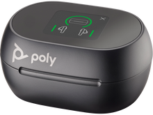 Load image into Gallery viewer, Poly Voyager Free 60+ UC M Carbon Black Earbuds with Touchscreen Charge Case 7Y8G9AA