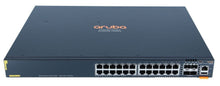 Load image into Gallery viewer, Original HPE Aruba JL725A Enterprise 10GbE Gigabit Ethernet managed Switch 24x 10/100/1000BASE-T Class 4 PoE ports 128 Gbps switching