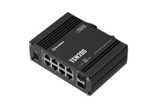 Load image into Gallery viewer, Teltonika TSW200 8x Gigabit Ethernet LAN with speeds up to 1000 Mbps (1 Gbps), 2 x SFP, PoE Switch (240W)