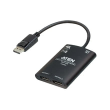 Load image into Gallery viewer, ATEN 2-Port True 4K DisplayPort Single Stream Transport (SST) or Multi-Stream Transport (MST) Mode; dual output – up to 3840 x 2