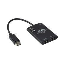 Load image into Gallery viewer, ATEN 2-Port True 4K DisplayPort Single Stream Transport (SST) or Multi-Stream Transport (MST) Mode; dual output – up to 3840 x 2