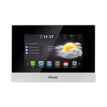 Load image into Gallery viewer, Dnake 7" Android Indoor Monitor, 7" TFT LCD, 1024x600 pixel, Supports up to 8 IP cameras, PoE support, 8 Alarm zones, 1 x 10/100Mbps Ethernet Port