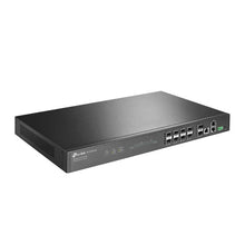 Load image into Gallery viewer, TP-Link 8-port Gpon OLT, 8x SFP Gpon ports, 2x 10Gbps SFP+ uplink ports, 1x Gbit RJ45 uplink port, 1x RJ45 Console port, includes dual redundant power