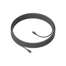 Load image into Gallery viewer, Logitech MeetUp Mic Extension Cable, 10m - Graphite, compatible with Expansion Mic for MeetUp 950-000005