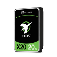 Load image into Gallery viewer, Seagate Exos X20 ST20000NM000D 20TB HDD; 3.5''; 6GB/s SATA SED Model Fast Format 4Kn/512e; RPM 7200; 5 Year Limited Warranty
