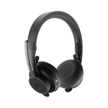Load image into Gallery viewer, Logitech Zone Wireless Bluetooth Headset, MS Teams Certified Graphite, Great for open workspaces,Convenient controls, easy connect to multiple devices
