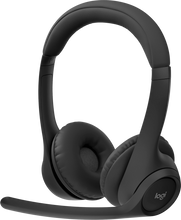Load image into Gallery viewer, Logitech Headset-Zone 300-Black, emea28i-935, Dual Noise-cancelling Mics, 20-hour Battery, Multi-device Support 981-001407