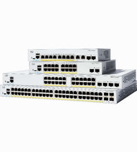 Load image into Gallery viewer, Catalyst 1200 8Port PoE+ 2x1G SFP Switch, 8x 10/100/1000 PoE+, 67W, 2x Gigabit copper/SFP combo ports, Rack-mountable, C1200-8P-E-2G
