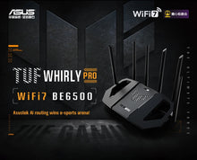 Load image into Gallery viewer, ASUS TUF Gaming Pro BE6500 WiFi7 2.5Gbps ports Dual-band Ai Gaming Router 2.4G & 5GHz VPN Firewall wireless router