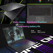 Load image into Gallery viewer, ASUS ROG 16" 4070 Gaming Laptop, 14th Intel Core i9-14900HX, RTX 4070 8G, 64G RAM,4TB PCIe SSD,QHD 240Hz/3ms