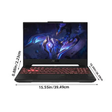 Load image into Gallery viewer, ASUS TUF A17 17.3" Gaming Laptop,AMD Ryzen 9-7940HS,NVIDIA GeForce RTX 4050,64GB RAM,4TB SSD,Mecha Grey,Win11