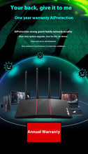 Load image into Gallery viewer, Asus RT-AX56U V2 HBV AX1800 Dual Band WiFi6 802.11ax Router MU-MIMO OFDMA AiMesh WiFi AiProtection Classic 10/100/1000Mbps 4*LAN