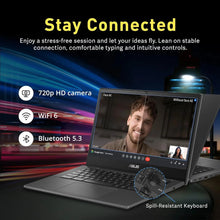 Load image into Gallery viewer, ASUS Chromebook 14", MediaTek Kompanio 520, 4GB RAM, 320GB (64GB eMMC+256GB SD Card),Gray,Win11