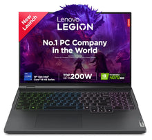 Load image into Gallery viewer, Lenovo Legion Pro 5 Intel Core i9/AMD Ryzen 7-7840S 240Hz Gaming Laptop black NVIDIA RTX 2060 12-inch DDR5 4-Cores