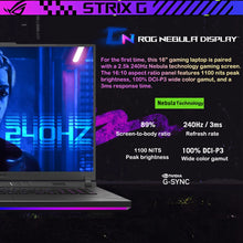 Load image into Gallery viewer, ASUS ROG 16" 4070 Gaming Laptop, 14th Intel Core i9-14900HX, RTX 4070 8G, 64G RAM,4TB PCIe SSD,QHD 240Hz/3ms