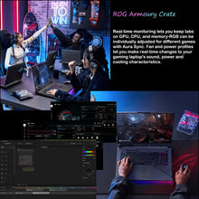 Load image into Gallery viewer, ASUS ROG 16" 4070 Gaming Laptop, 14th Intel Core i9-14900HX, RTX 4070 8G, 64G RAM,4TB PCIe SSD,QHD 240Hz/3ms