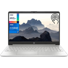 Load image into Gallery viewer, HP 15.6" Touchscreen Laptop,Intel Core i7-1255U,64GB RAM,2TB SSD,Win11 S,Silver + Gaming Mouse