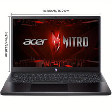 Load image into Gallery viewer, Acer Nitro V 15.6” FHD Gaming Notebook, i9-13900H, NVIDIA RTX 4060, 64GB / 4TB Win11 Home