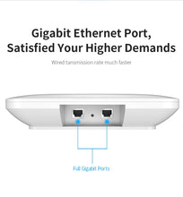 Load image into Gallery viewer, AX3000 WiFi6 Ceiling AP 2.4G 5.8Ghz High Power Wireless Access Point Router with Poe MU-MIMO Gigabit Wi-Fi Coverage CF-E393AX