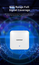 Load image into Gallery viewer, AX3000 WiFi6 Ceiling AP 2.4G 5.8Ghz High Power Wireless Access Point Router with Poe MU-MIMO Gigabit Wi-Fi Coverage CF-E393AX