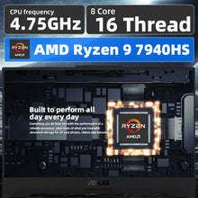 Load image into Gallery viewer, ASUS TUF A17 17.3" Gaming Laptop,AMD Ryzen 9-7940HS,NVIDIA GeForce RTX 4050,64GB RAM,4TB SSD,Mecha Grey,Win11