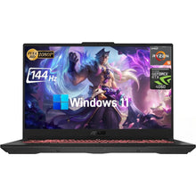 Load image into Gallery viewer, ASUS TUF A17 17.3" Gaming Laptop,AMD Ryzen 9-7940HS,NVIDIA GeForce RTX 4050,64GB RAM,4TB SSD,Mecha Grey,Win11