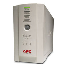 Load image into Gallery viewer, APC Back-UPS, 500VA/300W Usb/Serial, Compact Tower UPS, 230V, 4x IEC C13 Outlets, Restore power backup capacity with user-replaceable battery BK500EI