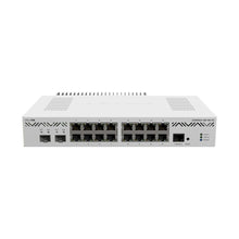 Load image into Gallery viewer, MikroTik Cloud Core Router CCR2004-16G-2S+PC, 16x Gigabit Ethernet ports, 2x10G SFP+ cages, active cooling, and best single-core performance per watt