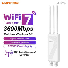 Load image into Gallery viewer, COMFAST High Power 3600/1200/300M Outdoor CPE WiFi Router AP Extender Dual Band 2.4/5G High Gain Antenna