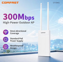 Load image into Gallery viewer, COMFAST High Power 3600/1200/300M Outdoor CPE WiFi Router AP Extender Dual Band 2.4/5G High Gain Antenna