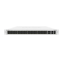 Load image into Gallery viewer, MikroTik Cloud Router Switch CRS354-48P-4S+2Q+RM, 48x Gb RJ45 LAN(all PoE-out), 4x 10G SFP+ cages, 2x 40G QSFP+ cages, RouterOS L5, 1U rackmount, 750W