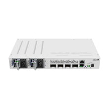 Load image into Gallery viewer, MikroTik Cloud Router Switch CRS504-4XQ-IN, 16x 25G Ports 4x 100G QSFP28 Ports, 1x 100MB Ethernet Port for Management, Desktop Case, Dual Hot-Swap PSU