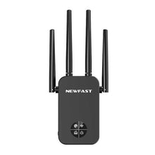 Load image into Gallery viewer, COMFAST 2100Mbps WiFi Repeater Extender 5G 802.11AC OLED Display WiFi Range Extender Signal Booster 4 Antennas