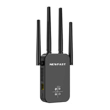 Load image into Gallery viewer, COMFAST 2100Mbps WiFi Repeater Extender 5G 802.11AC OLED Display WiFi Range Extender Signal Booster 4 Antennas