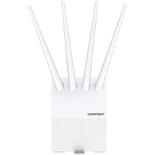 Load image into Gallery viewer, 300Mbps 2.4GHz CAT4 LTE Wireless Router Outdoor 3G 4G SIM Card CPE Router 4 Antennas Industrial WiFi Cover DC Power 4G AP