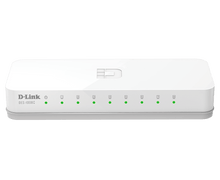 Load image into Gallery viewer, D-Link DES-1008C 8-Port 10/100 Unmanaged Switch, with 8x high-speed Fast Ethernet ports, Innovative D-Link Green energy saving feature, Compact design