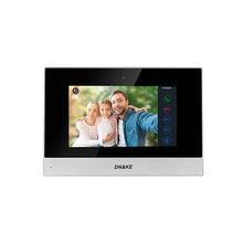 Load image into Gallery viewer, Dnake 7" Indoor Monitor Smart Lite App Version, 7" TFT LCD, 800x480 pixel, Supports up to 8 IP cameras, PoE support, 8 Alarm zones, 2×10/100Mbps Ports