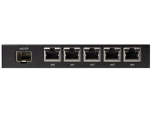 Load image into Gallery viewer, Ubiquiti UISP EdgeRouter X SFP, 5x 10/100/1000 Ethernet Ports, 1x 1.25Gbps SFP Ports, 24V 2.5A Power Supply, System Memory 256MB DDR3 RAM  | ER-X-SFP
