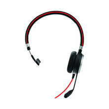 Load image into Gallery viewer, Jabra Evolve 40 Mono USB Headset, Wired Mono Headset, with 3.5mm jack and USB connection, built in Busylight, Passive Noise-Cancellation (PNC)