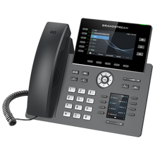 Load image into Gallery viewer, Grandstream GS-GRP2616 6-Line Carrier Desk VoIP Phone, POE Supported 4.3" main LCD, 2.4" 2nd LCD, 6 lines, Gigabit, dual-band 802.11ac WiFi, Bluetooth