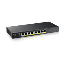 Load image into Gallery viewer, Zyxel GS1915-8EP, 8port GbE PoE Smart hybrid mode Switch, standalone or NebulaFlex Cloud, 60 Watt 802.3at, L2 Gigabit Ethernet 10/100/1000 PoE Managed
