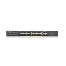 Load image into Gallery viewer, Zyxel Smart Managed 24-Port Switch - GS1920-24HPV2 - 24-Port Gbit/PoE - Whisper-quiet Operation, LED Indicators, Power more Devices, Zyxel ONE Network