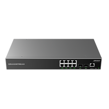 Load image into Gallery viewer, Grandstream GWN7801 Enterprise L2 8-Port Managed Gigabit Ethernet Switch - with 8x Ethernet RJ45 Ports + 2x SFP Ports, GWN Cloud/Manager, Built-in QoS