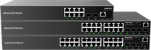 Load image into Gallery viewer, Grandstream GWN7802 Enterprise L2 16-Port Managed Gigabit Ethernet Switch - featuring 16x Ethernet RJ45 Ports and 4x SFP Ports, with GWN Cloud/Manager