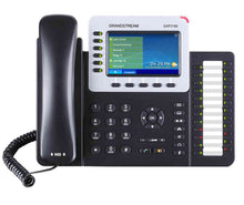 Load image into Gallery viewer, Grandstream GS-GXP2160 6-Line VoIP Desk Phone - Supports 6 lines, 6 SIP accounts and 5-way voice conferencing, with Dual Gigabit ports, integrated PoE