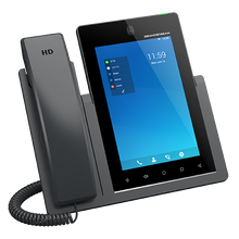 Load image into Gallery viewer, Grandstream GXV3470 Enterprise High End Smart Video Phone, with 16 SIP accounts, 16 lines, 2×GbE PoE, Wi-Fi6, 7.0" touch screen color LCD, 2 MP camera