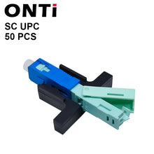 Load image into Gallery viewer, ONTi High Quality 53MM SC APC SM Single-Mode Optical Connector FTTH Tool Cold Connector Tool SC UPC Fiber Optic Fast Connnector